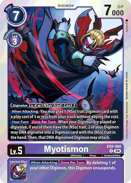 Myotismon [EX8-060] [Chain of Liberation] | The Time Vault CA