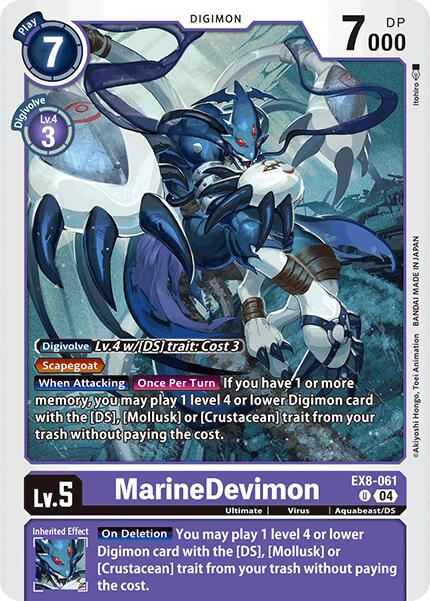 MarineDevimon [EX8-061] [Chain of Liberation] | The Time Vault CA