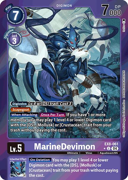 MarineDevimon [EX8-061] (Limited Foil) [Chain of Liberation] | The Time Vault CA