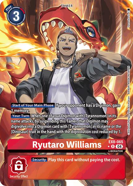 Ryutaro Williams [EX8-065] (Alternate Art) [Chain of Liberation] | The Time Vault CA