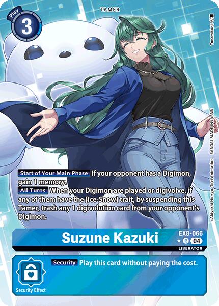 Suzune Kazuki [EX8-066] (Alternate Art) [Chain of Liberation] | The Time Vault CA