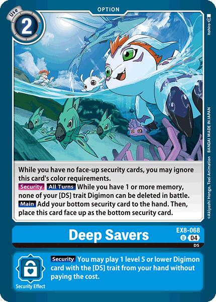 Deep Savers [EX8-068] [Chain of Liberation] | The Time Vault CA