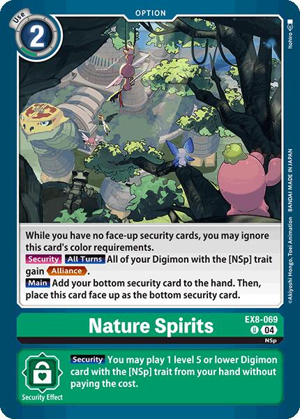 Nature Spirits [EX8-069] [Chain of Liberation] | The Time Vault CA