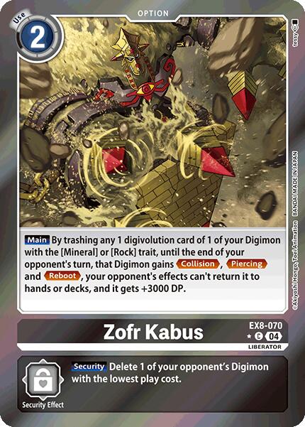 Zofr Kabus [EX8-070] (Limited Foil) [Chain of Liberation] | The Time Vault CA