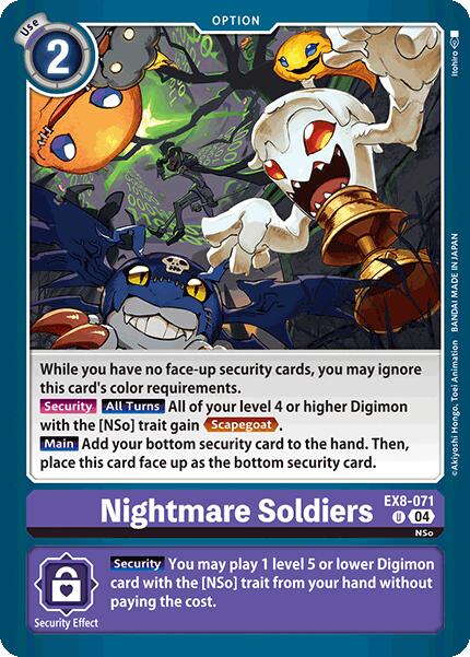 Nightmare Soldiers [EX8-071] [Chain of Liberation] | The Time Vault CA