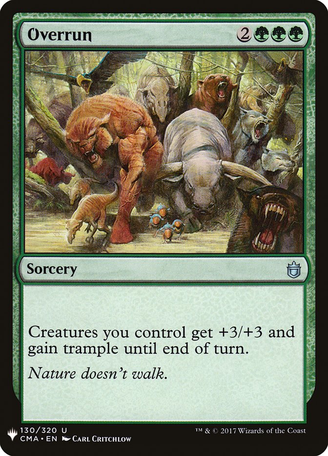 Overrun [Mystery Booster] | The Time Vault CA