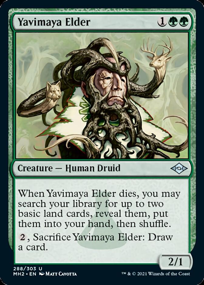 Yavimaya Elder (Foil Etched) [Modern Horizons 2] | The Time Vault CA