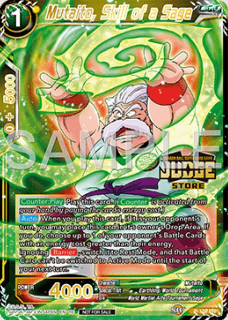 Mutaito, Skill of a Sage (Judge Pack Vol.16) (Store) (P-159) [Judge Promotion Cards] | The Time Vault CA