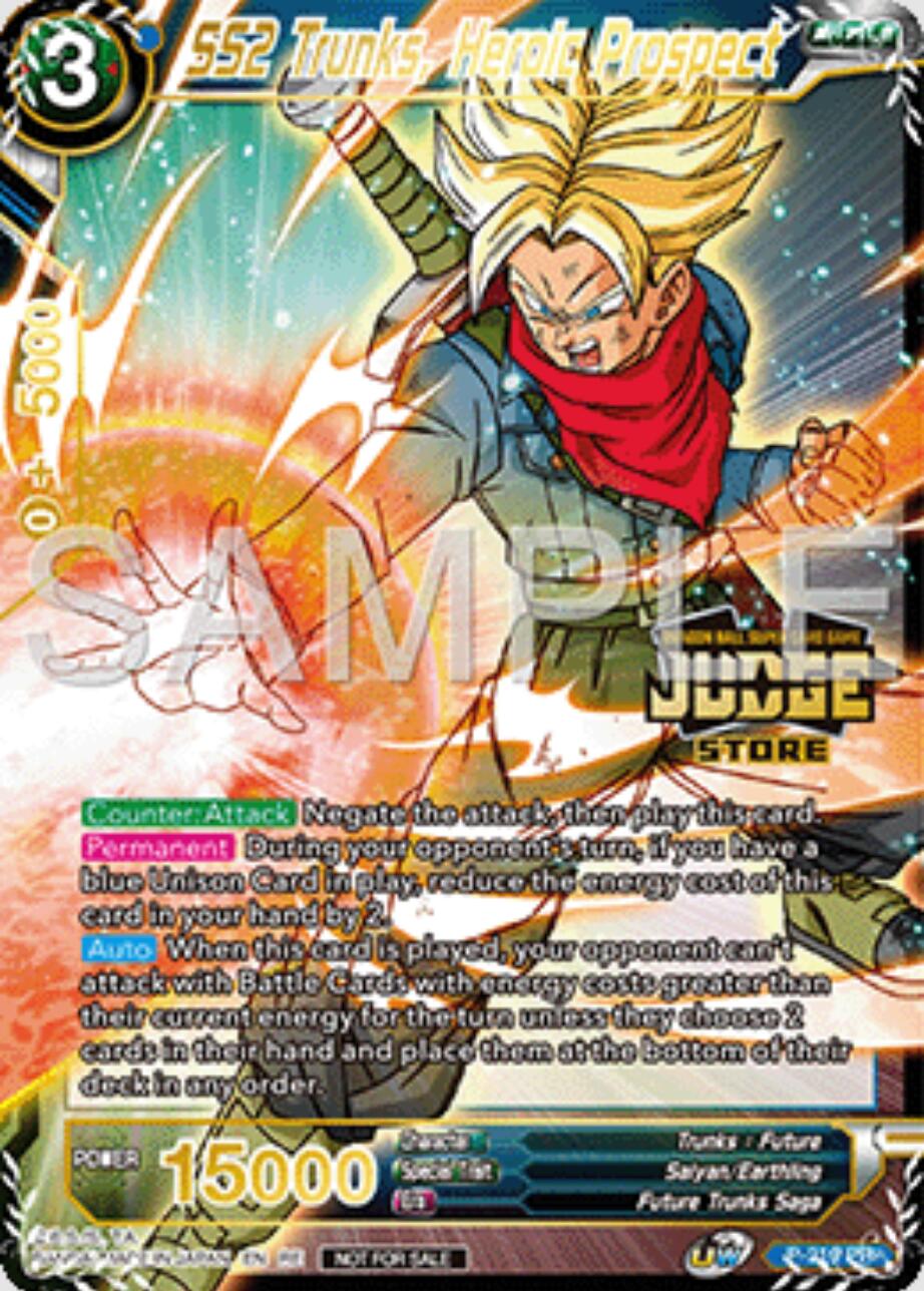 SS2 Trunks, Heroic Prospect (Judge Pack Vol.16) (Store) (P-219) [Judge Promotion Cards] | The Time Vault CA