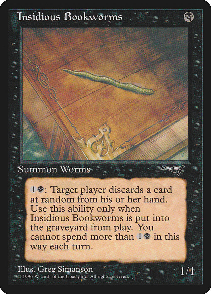 Insidious Bookworms (Single Worm) [Alliances] | The Time Vault CA