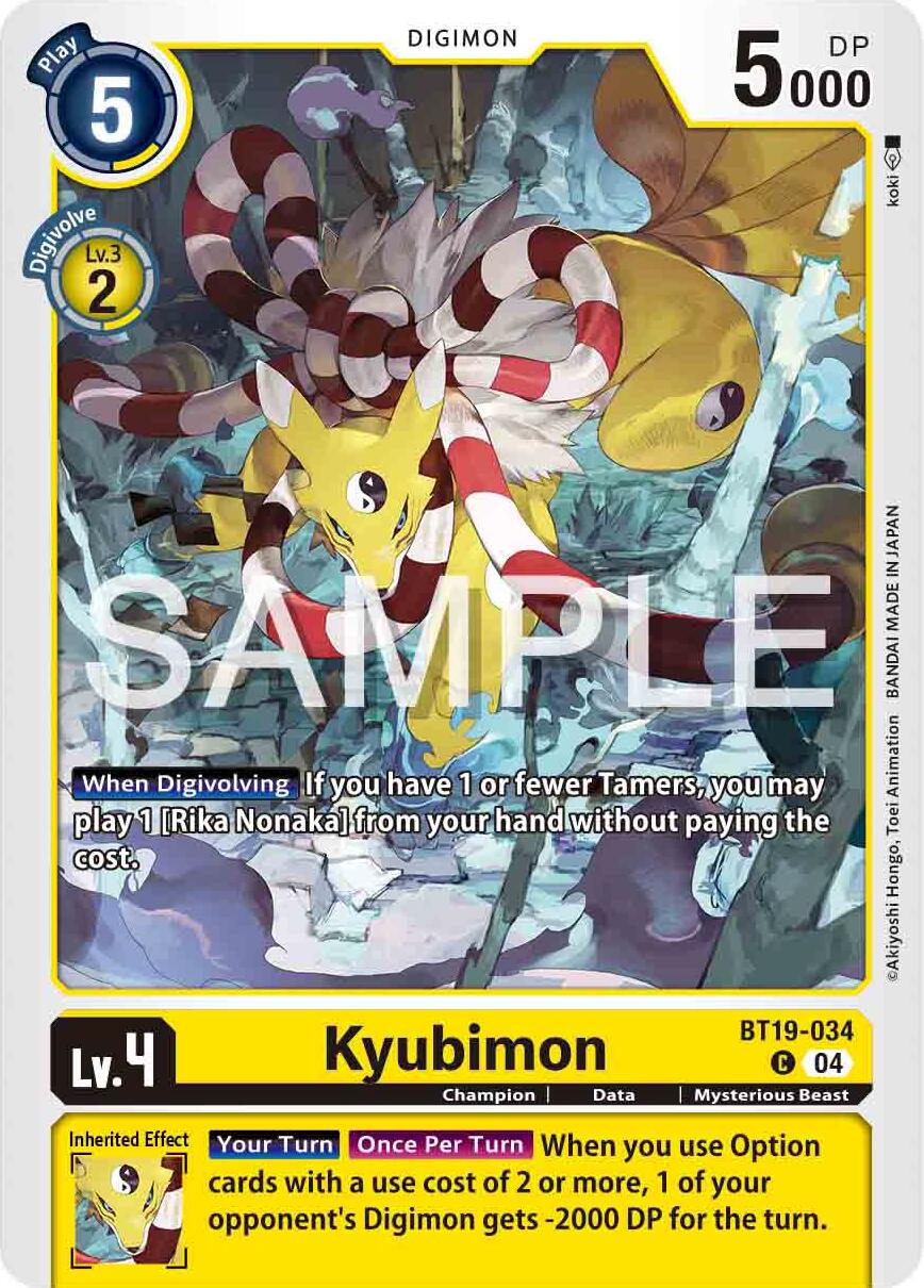 Kyubimon [BT19-034] [Release Special Booster 2.0] | The Time Vault CA