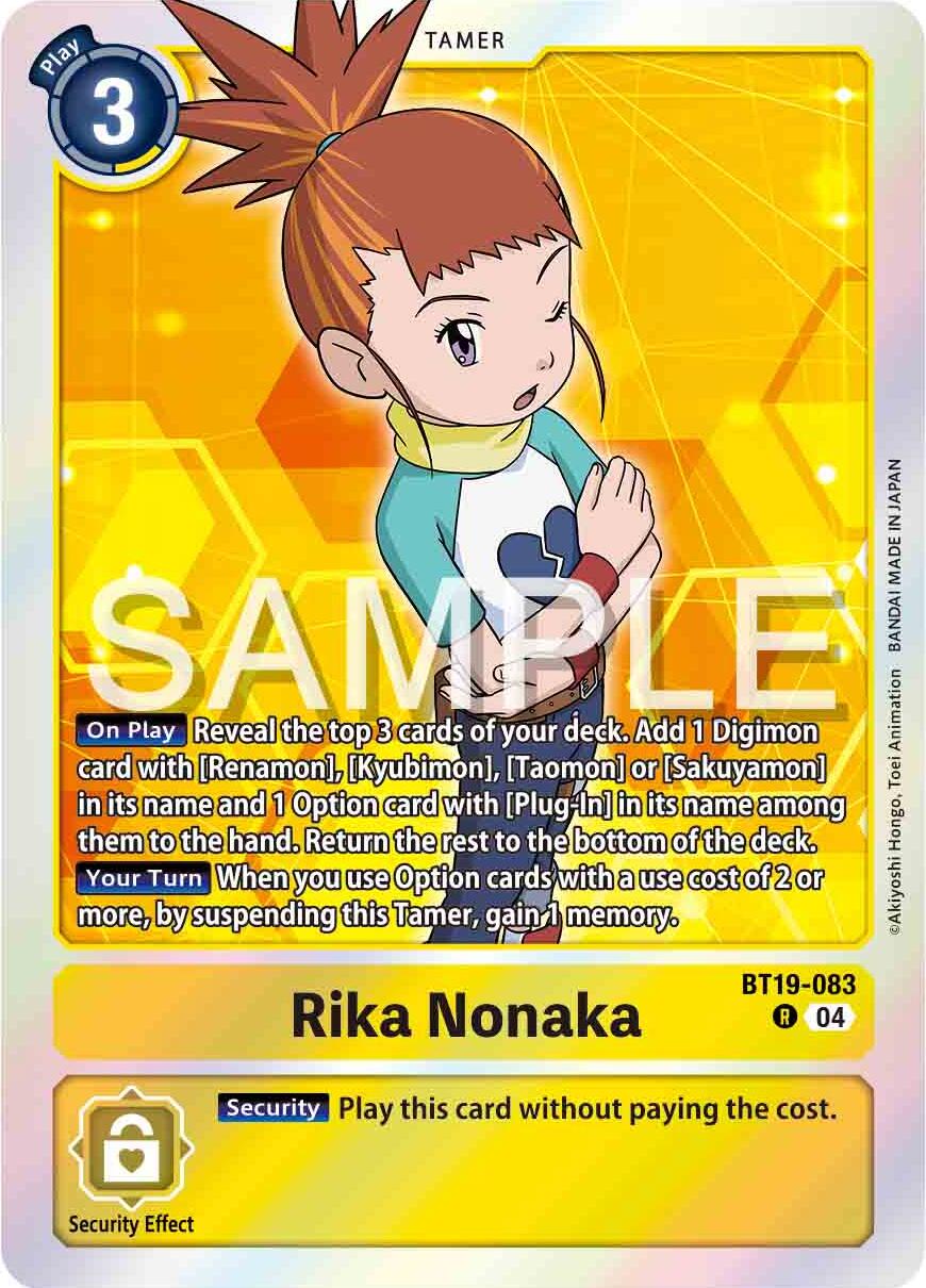 Rika Nonaka [BT19-083] [Release Special Booster 2.0] | The Time Vault CA