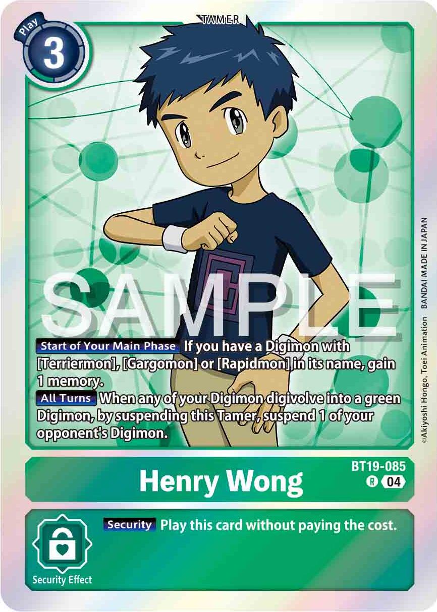 Henry Wong [BT19-085] [Release Special Booster 2.0] | The Time Vault CA