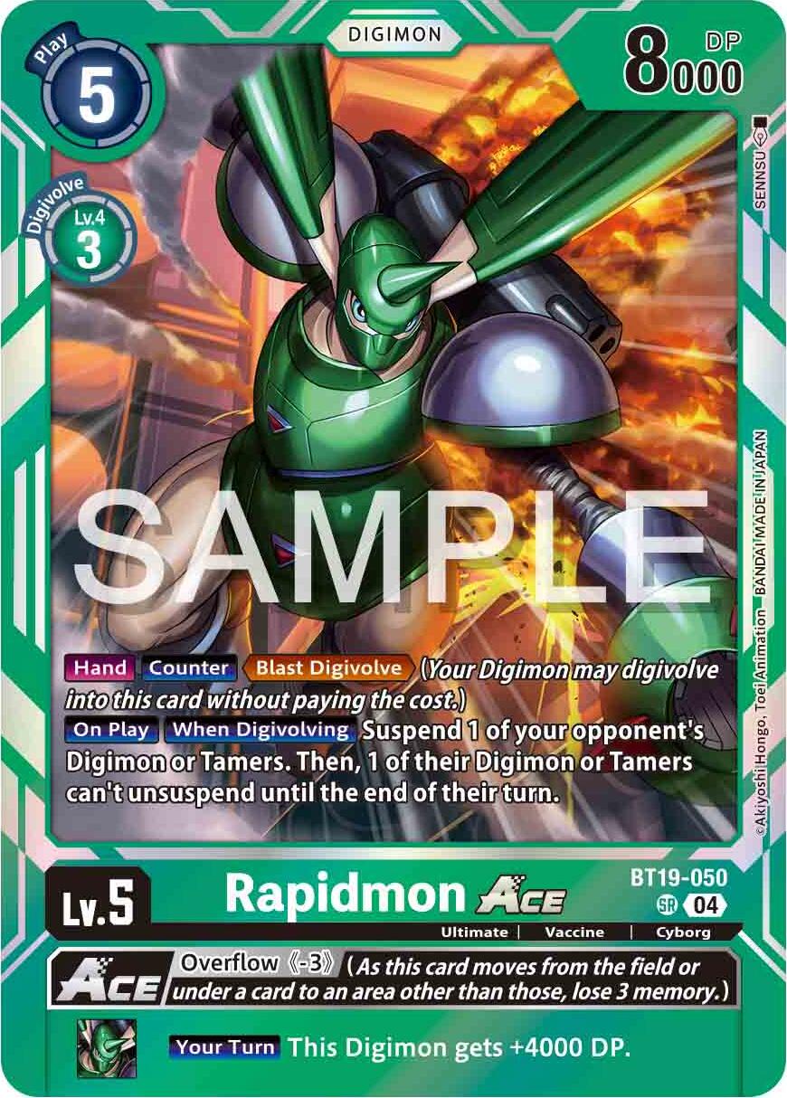 Rapidmon ACE [BT19-050] [Release Special Booster 2.0] | The Time Vault CA