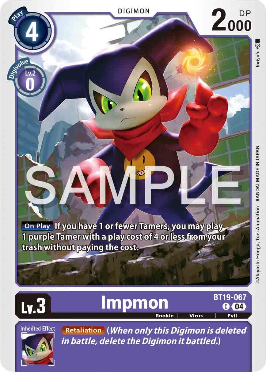 Impmon [BT19-067] [Release Special Booster Ver.2.0] | The Time Vault CA