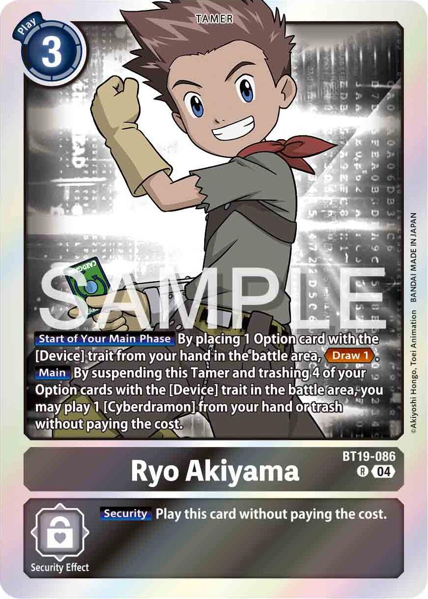 Ryo Akiyama [BT19-086] [Release Special Booster 2.0] | The Time Vault CA