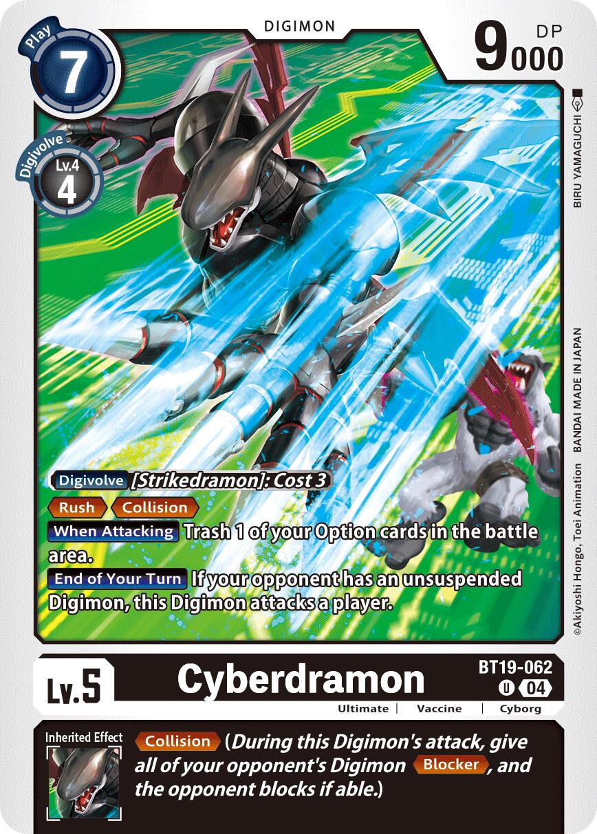 Cyberdramon [BT19-062] [Release Special Booster Ver.2.5] | The Time Vault CA