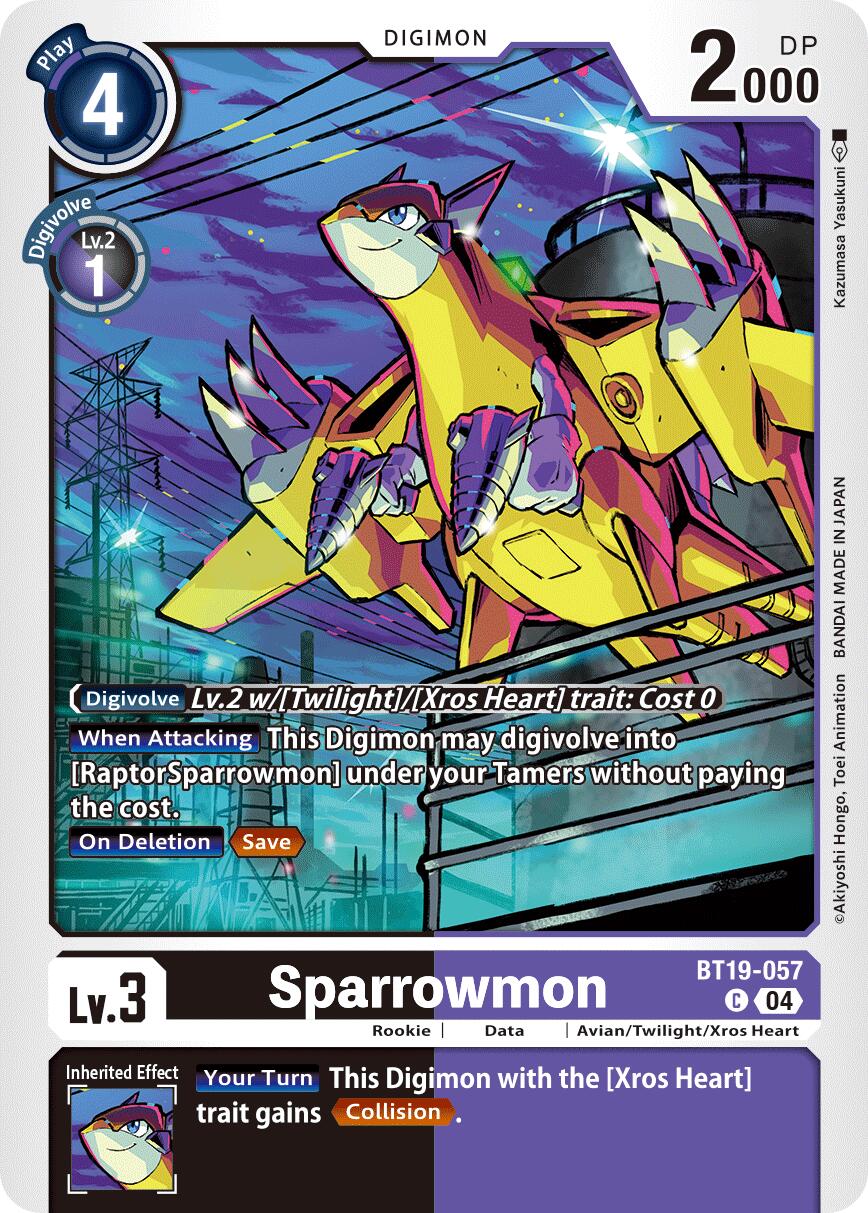 Sparrowmon [BT19-057] [Release Special Booster Ver.2.5] | The Time Vault CA