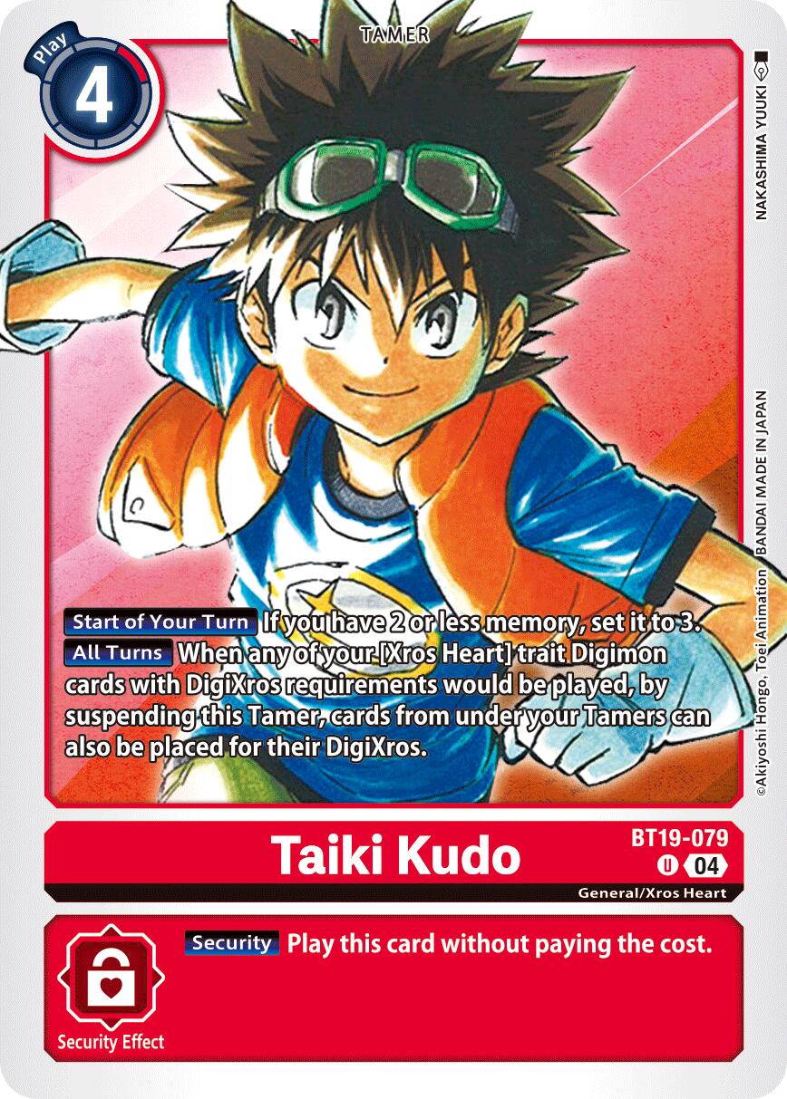 Taiki Kudo [BT19-079] [Release Special Booster Ver.2.5] | The Time Vault CA