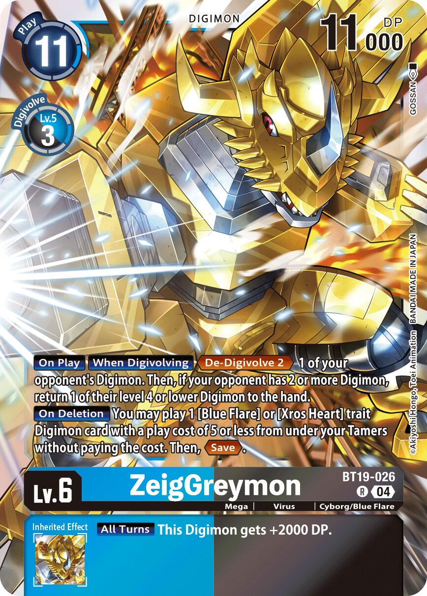 ZeigGreymon [BT19-026] [Release Special Booster Ver.2.5] | The Time Vault CA