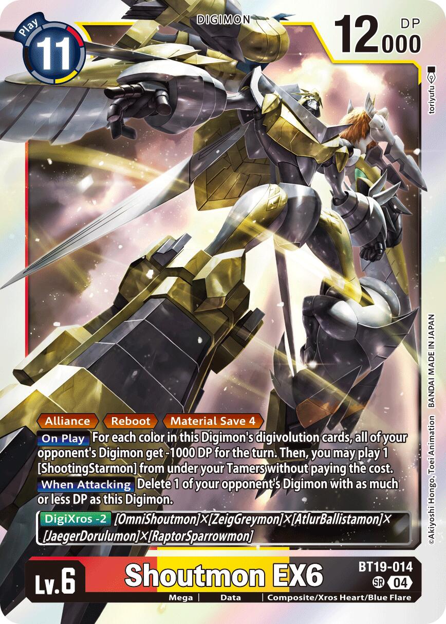 Shoutmon EX6 [BT19-014] [Release Special Booster Ver.2.5] | The Time Vault CA