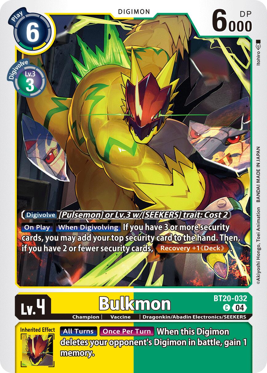 Bulkmon [BT20-032] [Release Special Booster Ver.2.5] | The Time Vault CA