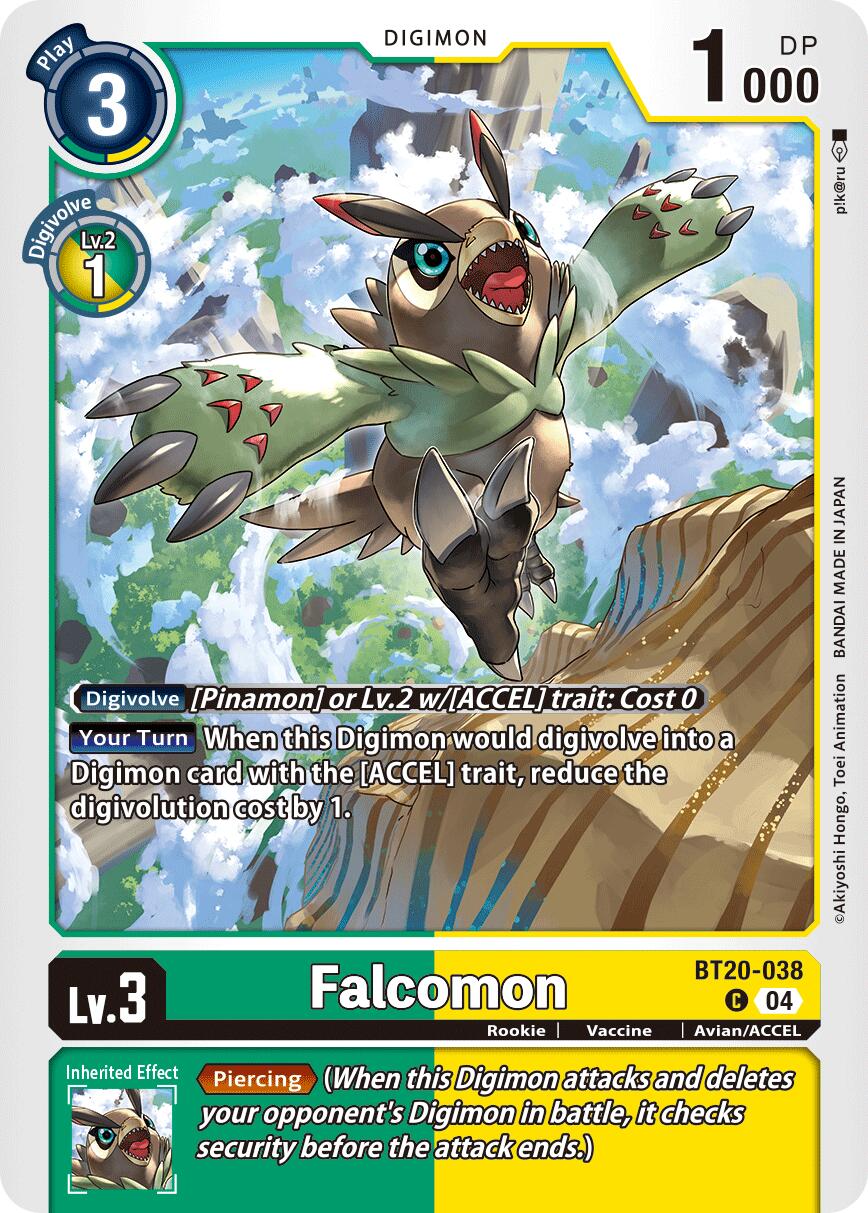 Falcomon [BT20-038] [Release Special Booster Ver.2.5] | The Time Vault CA
