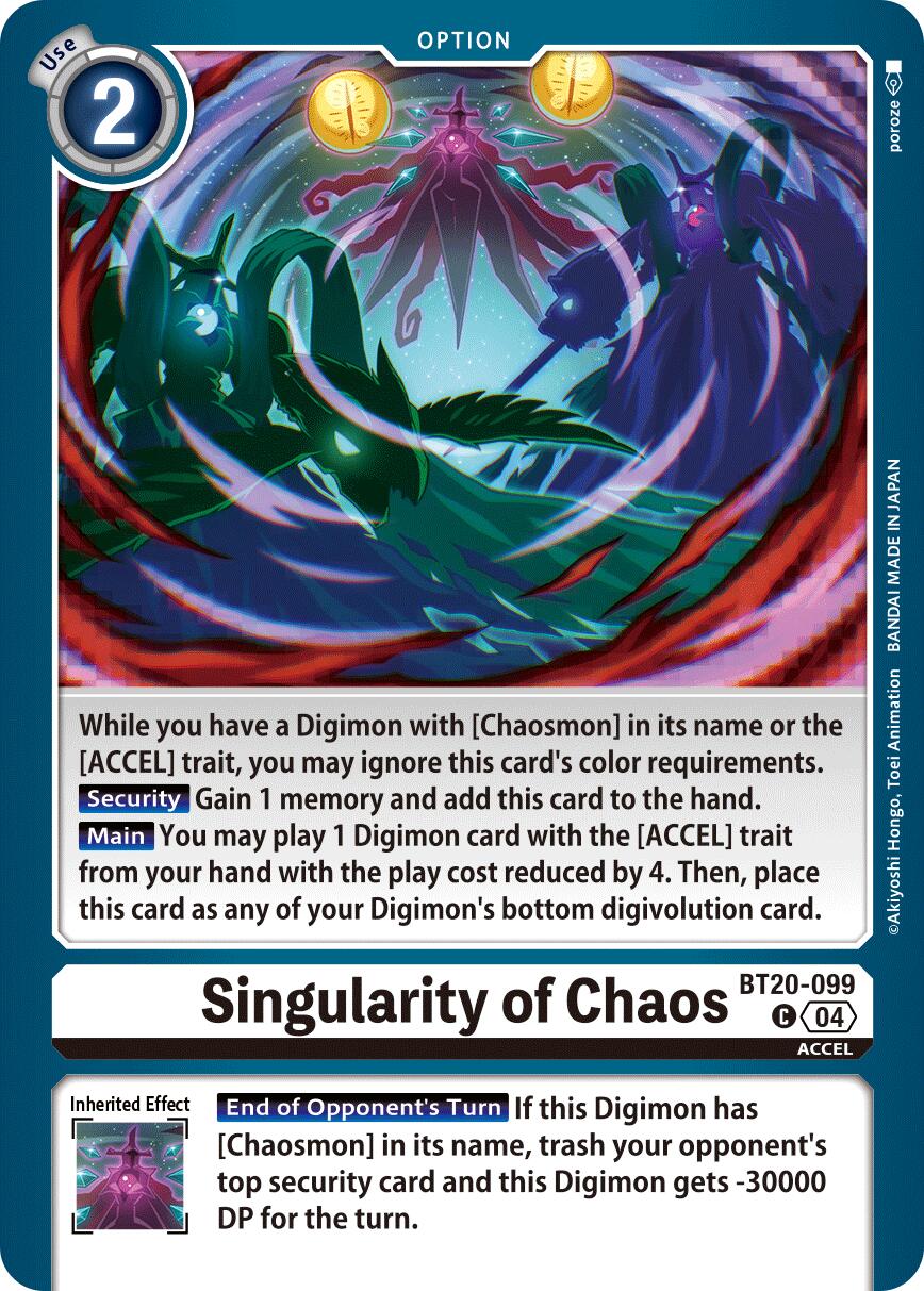 Singularity of Chaos [BT20-099] [Release Special Booster Ver.2.5] | The Time Vault CA