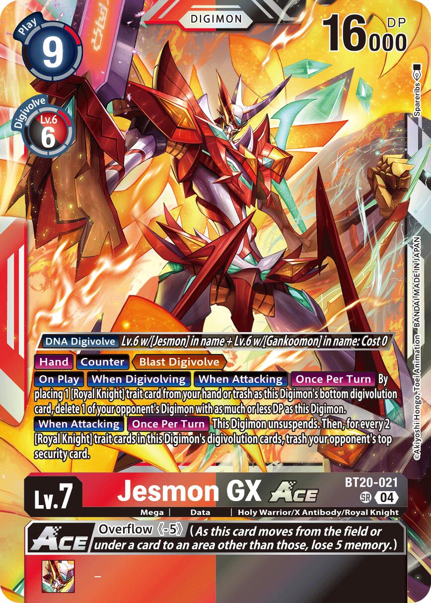 Jesmon GX ACE [BT20-021] [Release Special Booster Ver.2.5] | The Time Vault CA