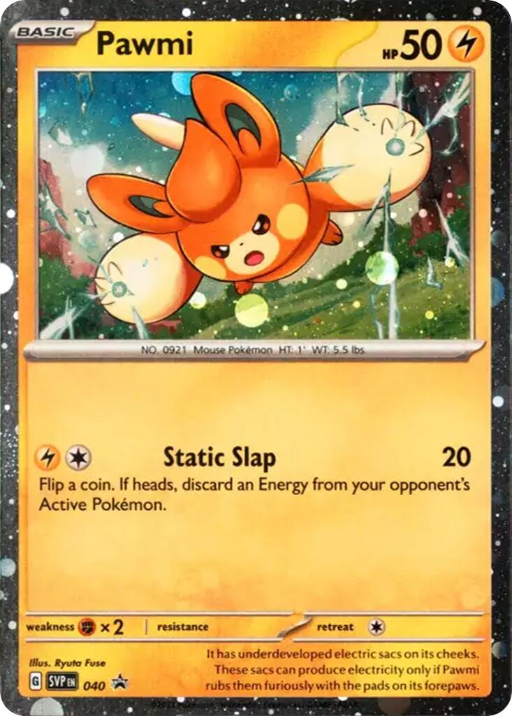 Pawmi (040) (Cosmos Holo) [Scarlet & Violet: Black Star Promos] | The Time Vault CA