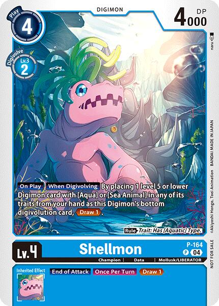 Shellmon [P-164] (Store Tournament 2025 Vo.1 Participation Pack) [Promotional Cards] | The Time Vault CA