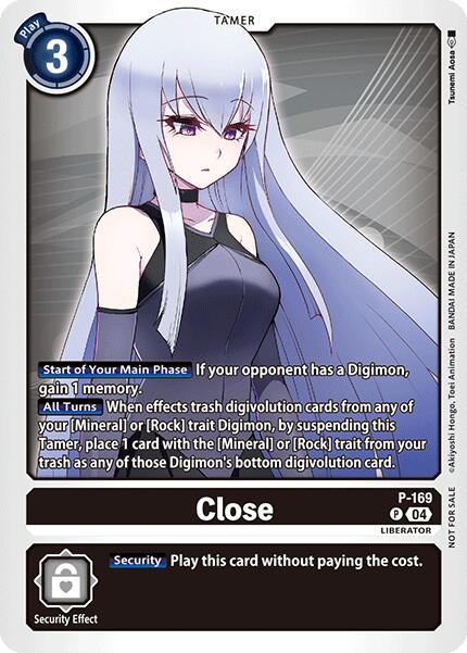 Close [P-169] (Store Tournament 2025 Vo.1 Participation Pack) [Promotional Cards] | The Time Vault CA