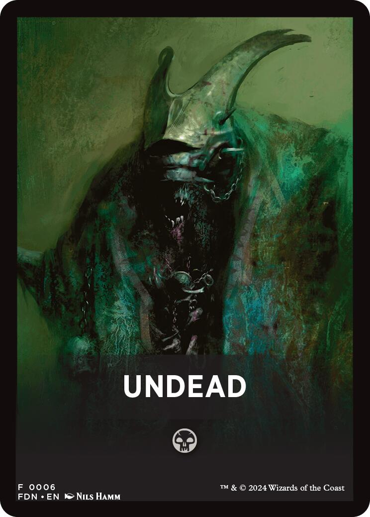 Undead Theme Card [Foundations Tokens] | The Time Vault CA