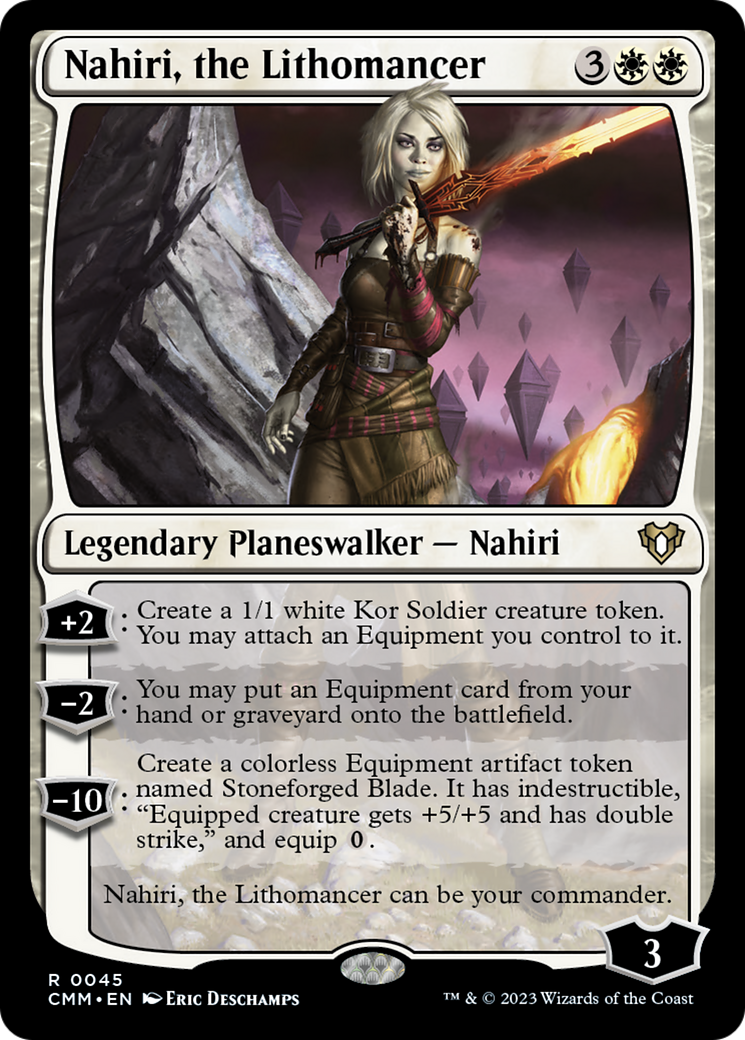 Nahiri, the Lithomancer [Commander Masters] | The Time Vault CA