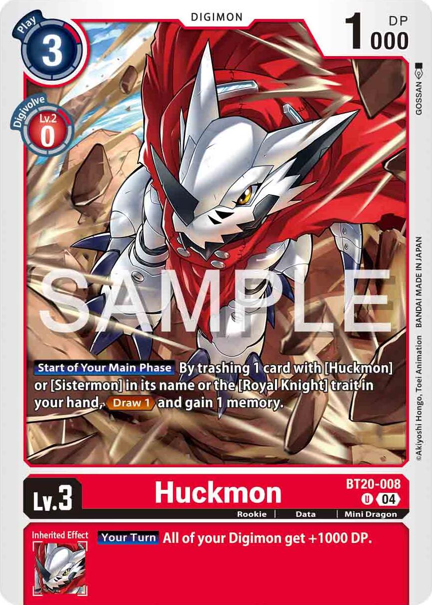 Huckmon [BT20-008] [Release Special Booster 2.0] | The Time Vault CA