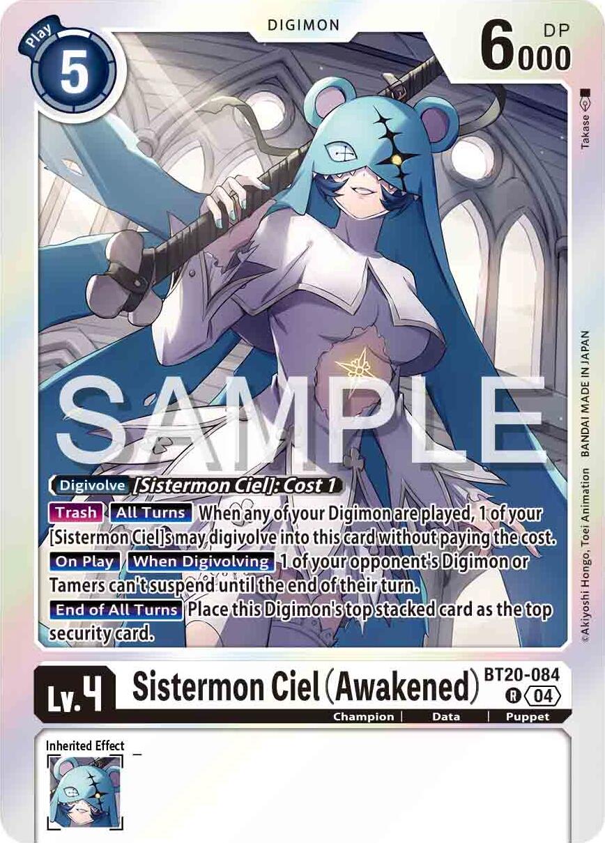 Sistermon Ciel [BT20-084] (Awakened) [Release Special Booster 2.0] | The Time Vault CA