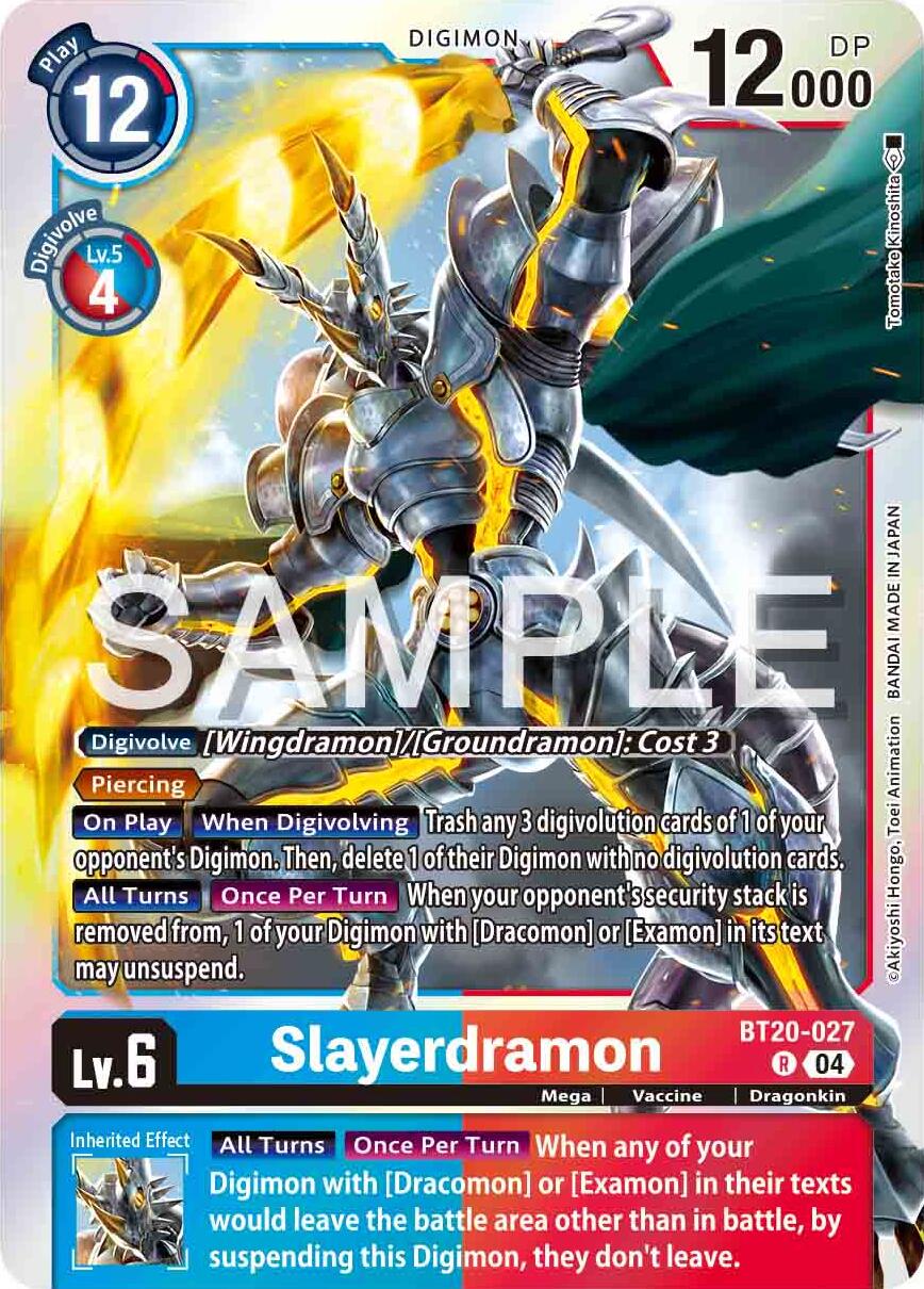 Slayerdramon [BT20-027] [Release Special Booster 2.0] | The Time Vault CA