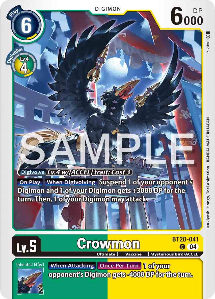 Crowmon [BT20-041] [Release Special Booster 2.0] | The Time Vault CA