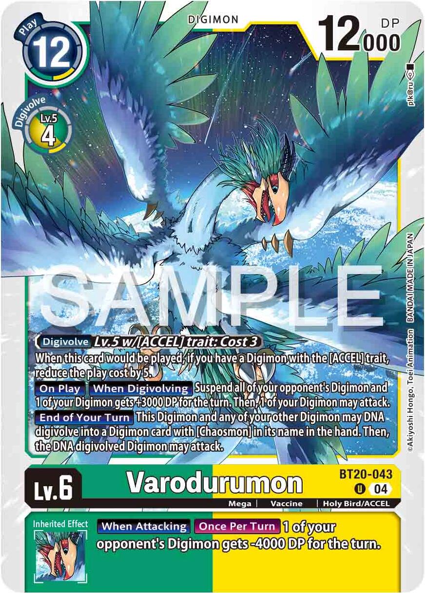 Varodurumon [BT20-043] [Release Special Booster 2.0] | The Time Vault CA