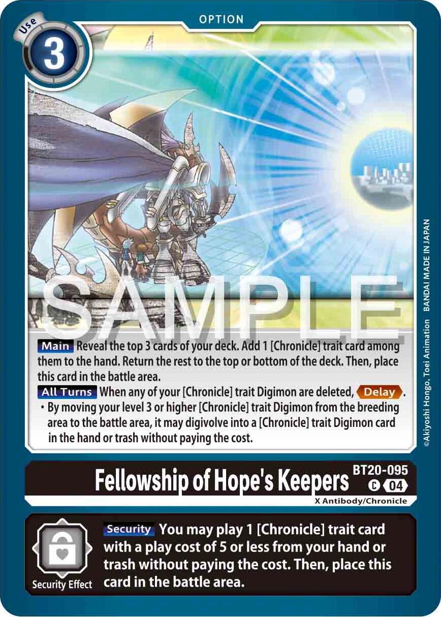 Fellowship of Hope's Keepers [BT20-095] [Release Special Booster 2.0] | The Time Vault CA