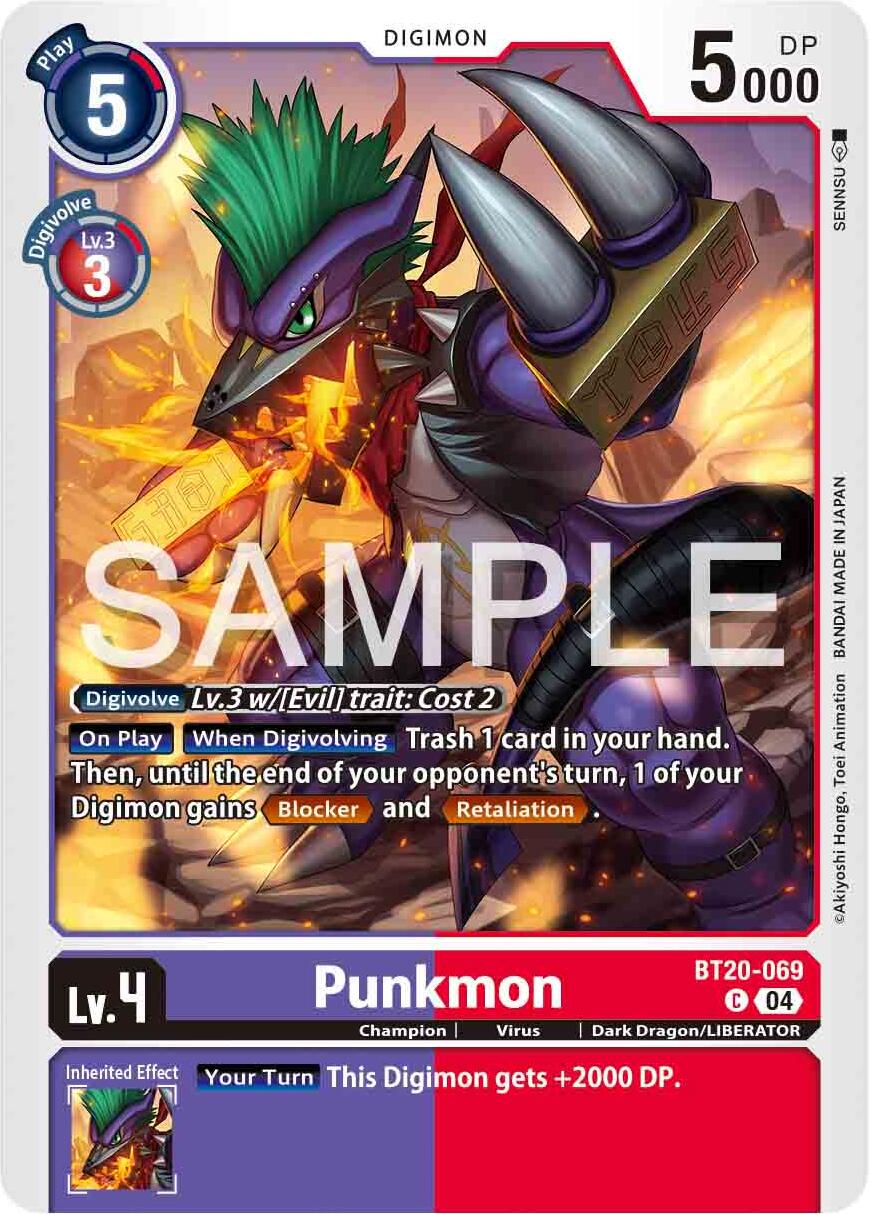 Punkmon [BT20-069] [Release Special Booster 2.0] | The Time Vault CA