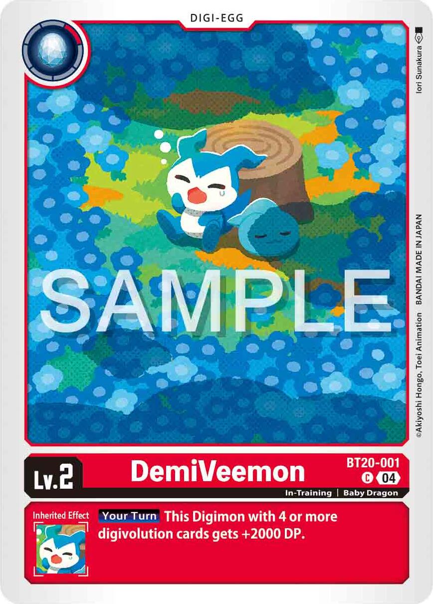 DemiVeemon [BT20-001] [Release Special Booster 2.0] | The Time Vault CA