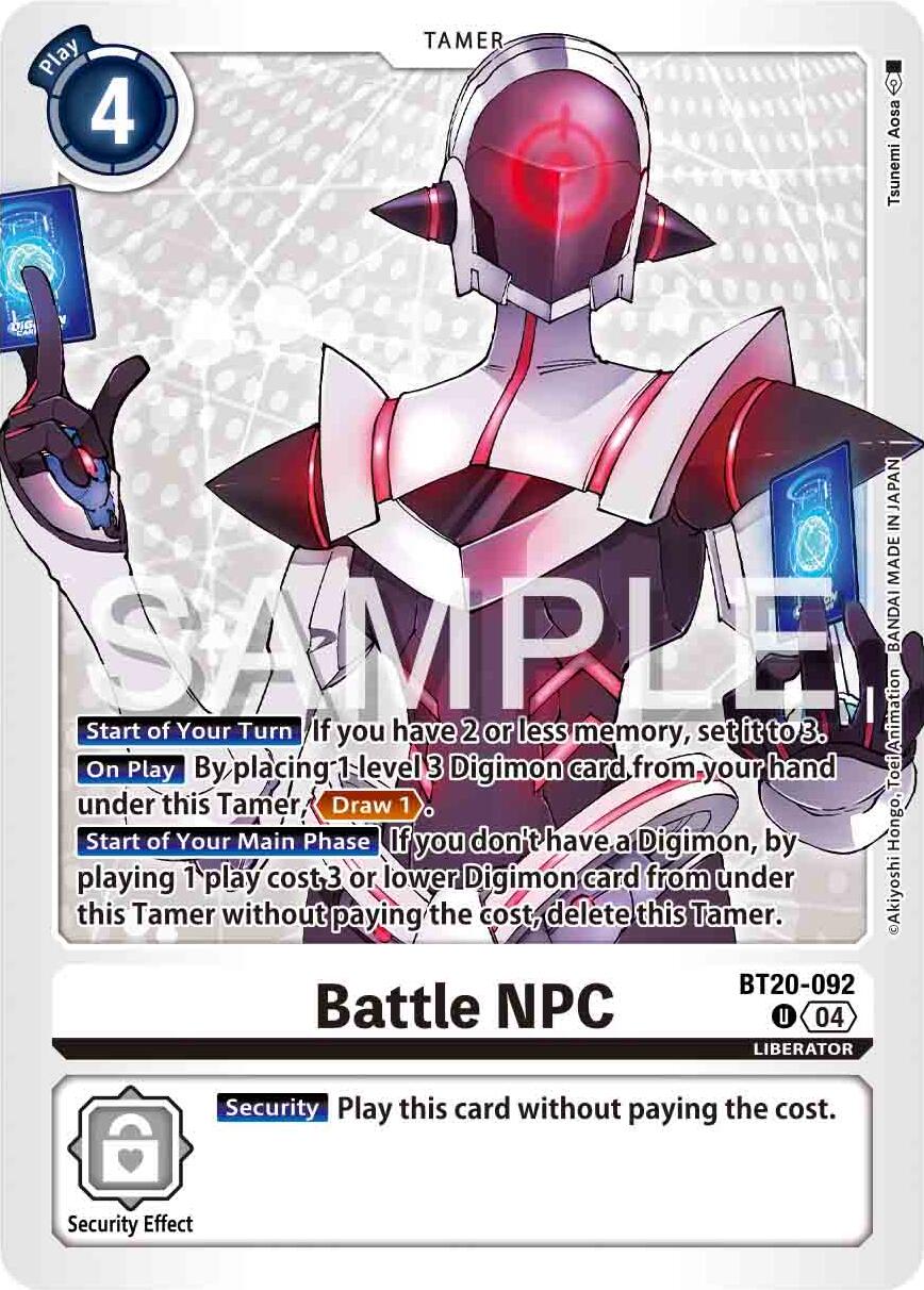 Battle NPC [BT20-092] [Release Special Booster 2.0] | The Time Vault CA