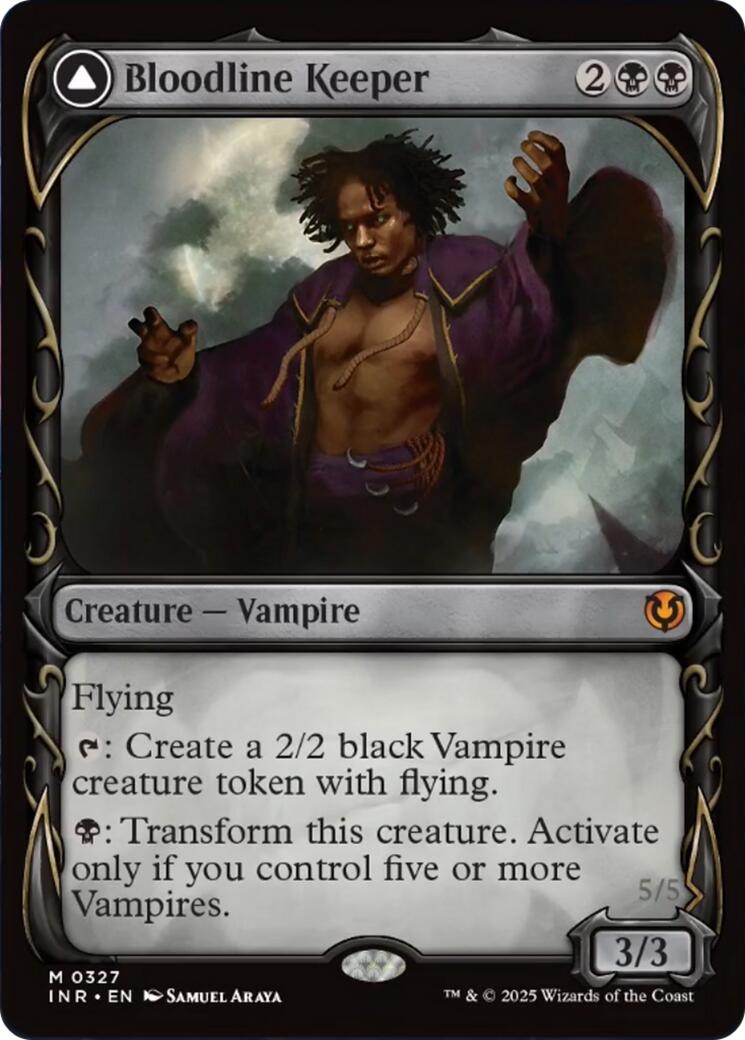 Bloodline Keeper // Lord of Lineage (Showcase) [Innistrad Remastered] | The Time Vault CA