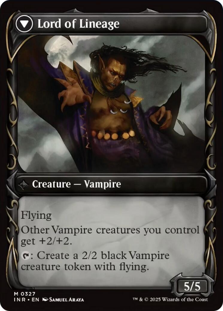 Bloodline Keeper // Lord of Lineage (Showcase) [Innistrad Remastered] | The Time Vault CA