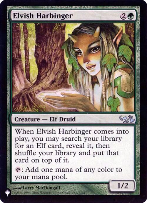 Elvish Harbinger (Retro Frame) [The List] | The Time Vault CA