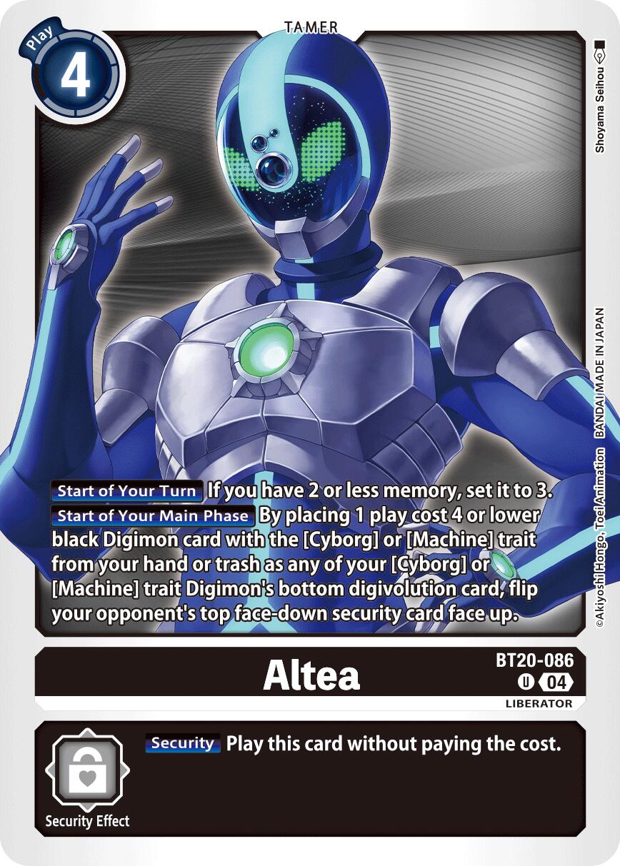 Altea [BT20-086] [Release Special Booster Ver.2.5] | The Time Vault CA