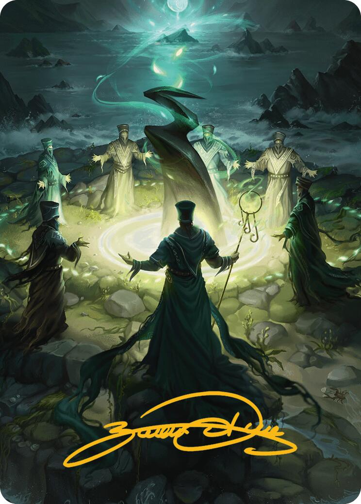 Cryptolith Rite Art Card (Gold-Stamped Signature) [Innistrad Remastered Art Series] | The Time Vault CA