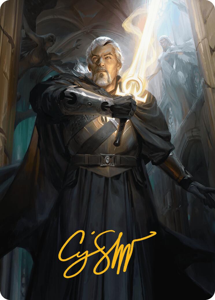 Odric, Lunarch Marshal Art Card (Gold-Stamped Signature) [Innistrad Remastered Art Series] | The Time Vault CA