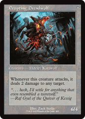 Smoldering Werewolf // Erupting Dreadwolf (Retro Frame) [Innistrad Remastered] | The Time Vault CA